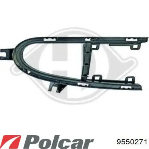 9550271 Polcar заглушка (решетка противотуманных фар бампера переднего левая)