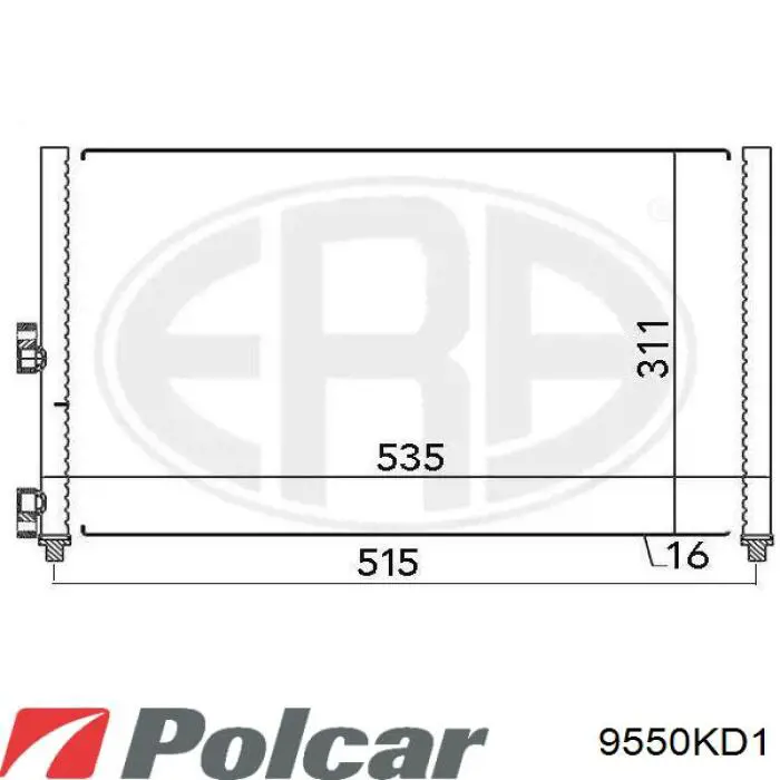 Купить 9550KD1 Polcar Осушитель кондиционера