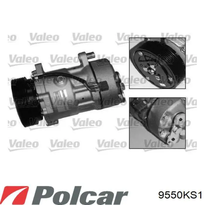 Компрессор кондиционера 9550KS1 Polcar