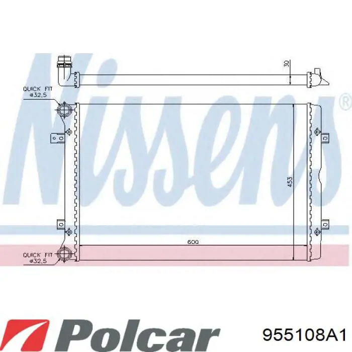 955108A1 Polcar радиатор