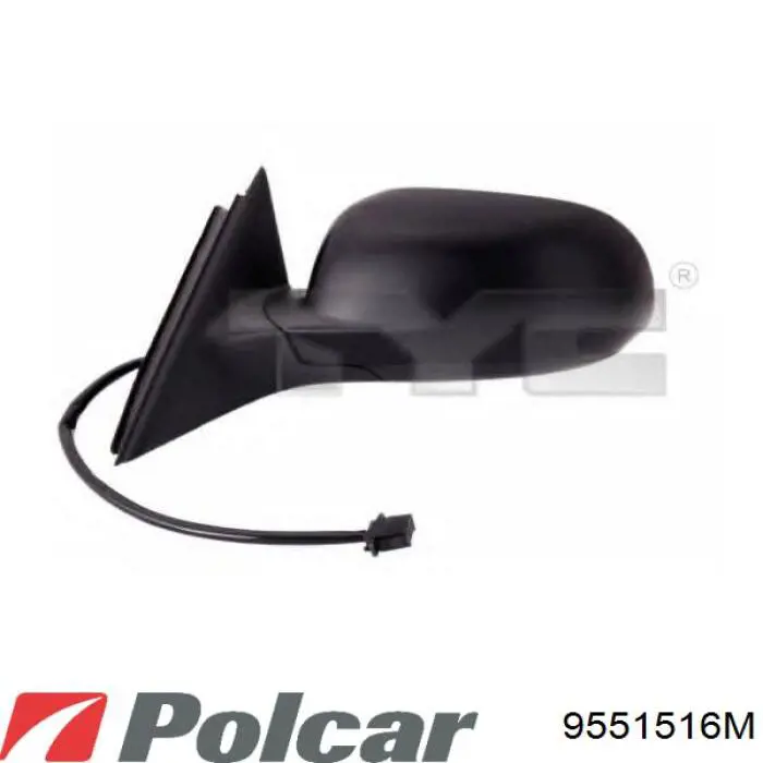 Левое боковое зеркало 9551516M Polcar