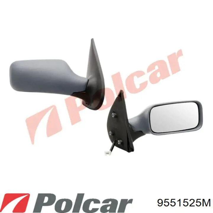 9551525M Polcar зеркало заднего вида правое