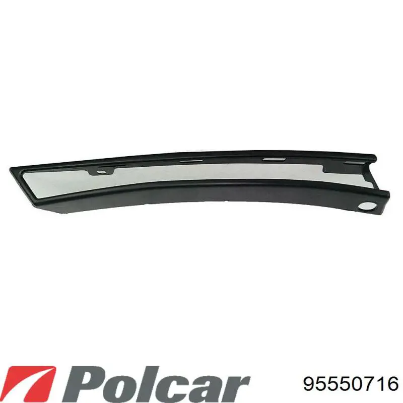 Молдинг бампера переднего правый 95550716 Polcar