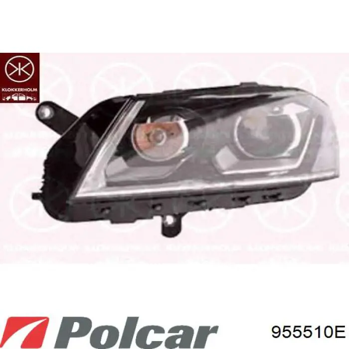 Правая фара 955510E Polcar