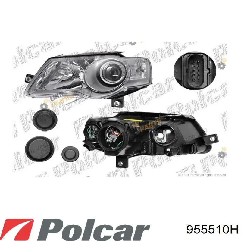 Фара правая 955510H Polcar