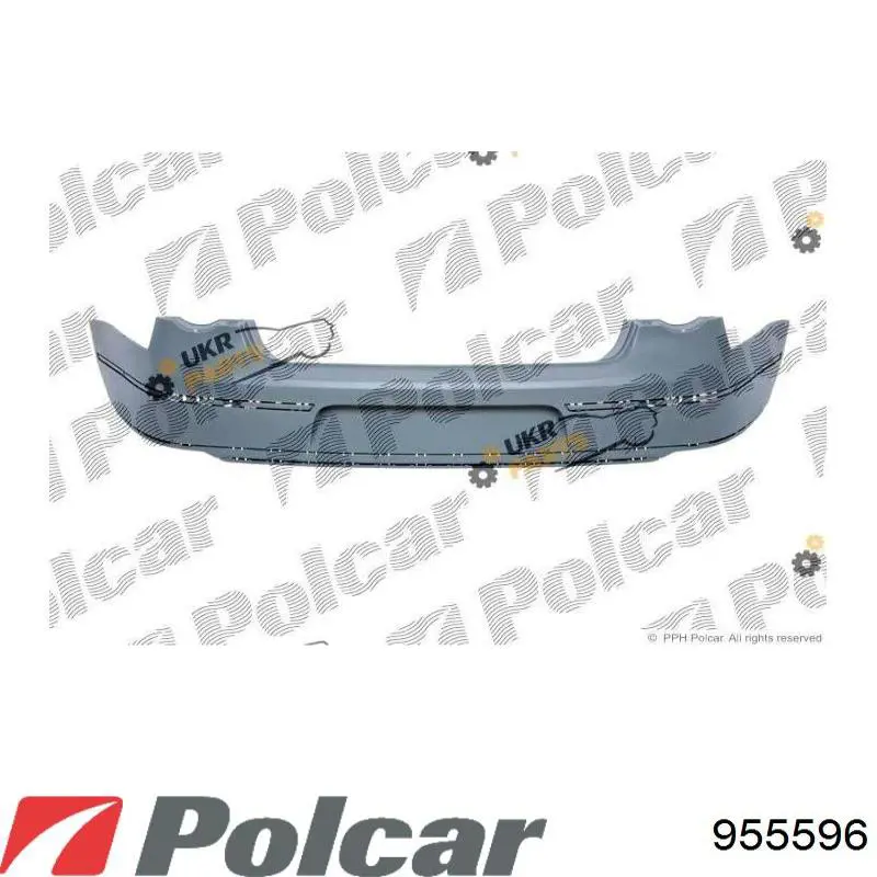Купить 955596 Polcar Задний бампер