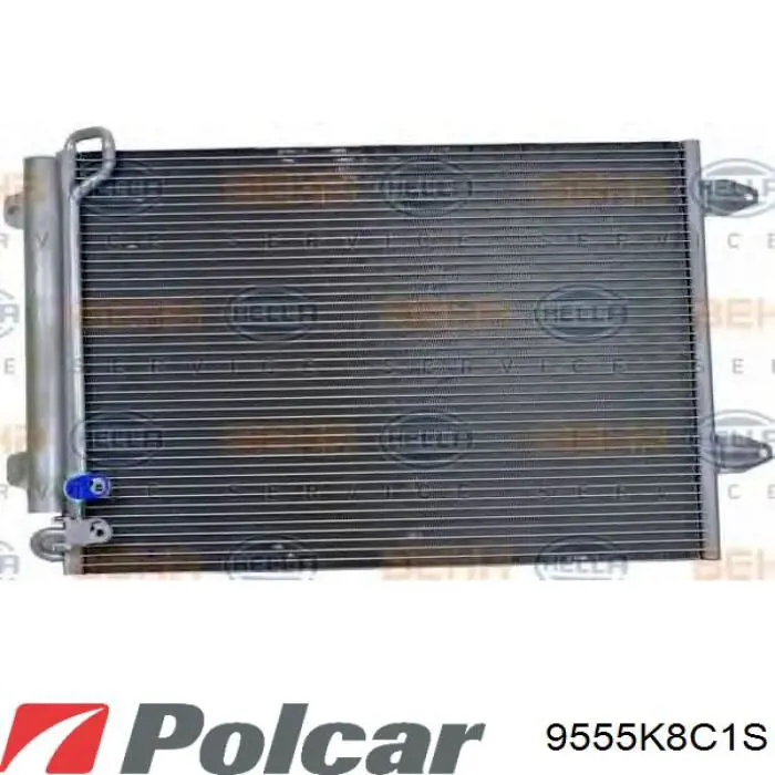 9555K8C1S Polcar радиатор кондиционера