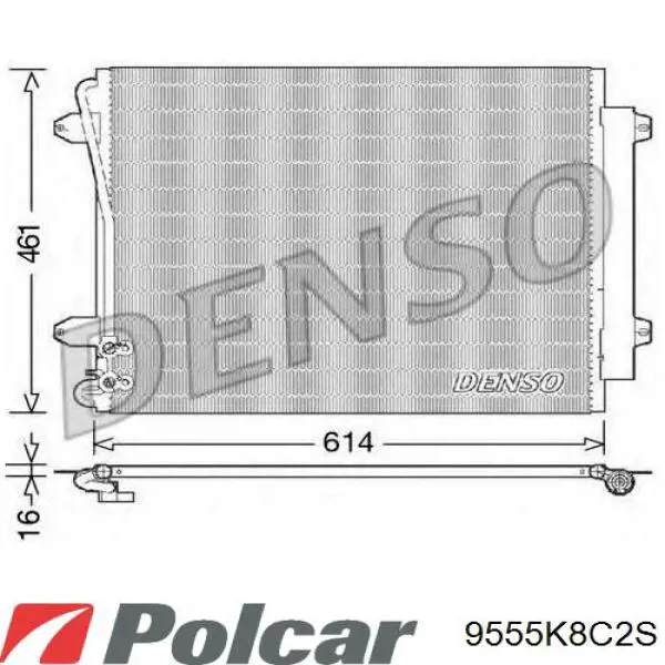 9555K8C2S Polcar Конденсатор