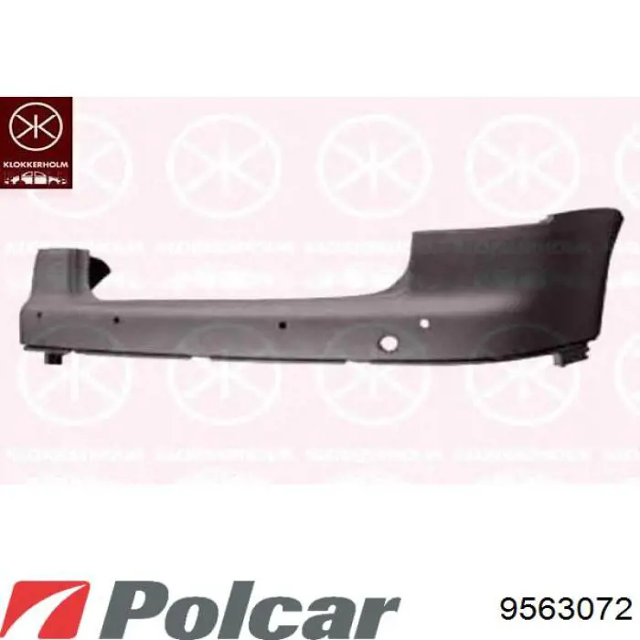 Купить 9563072 Polcar Буфер (бампер) передний