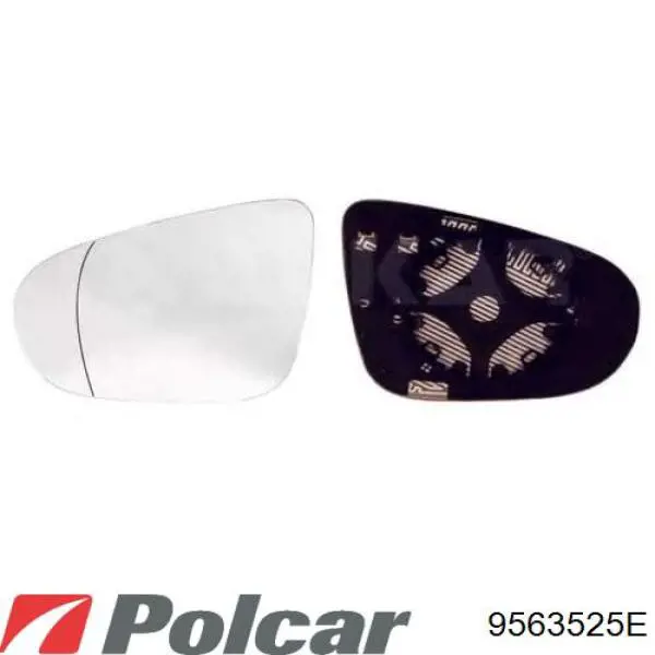 Накладка (крышка) зеркала заднего вида правая 6R0857538A9B9 VAG