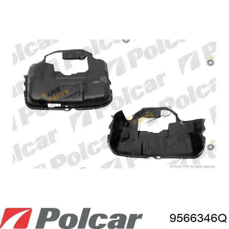 9566346Q Polcar защита двигателя, поддона (моторного отсека)