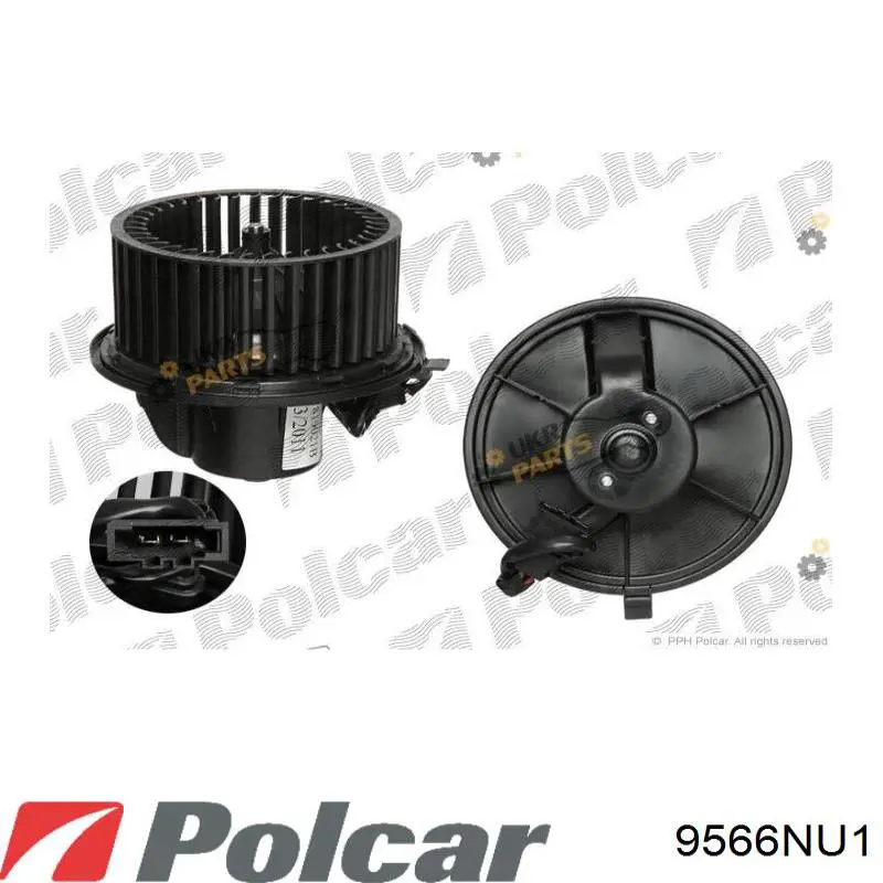 Вентилятор печки 9566NU1 Polcar