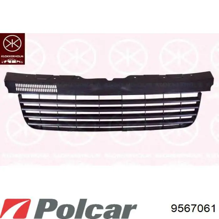 9567061 Polcar Накладка фар нижняя