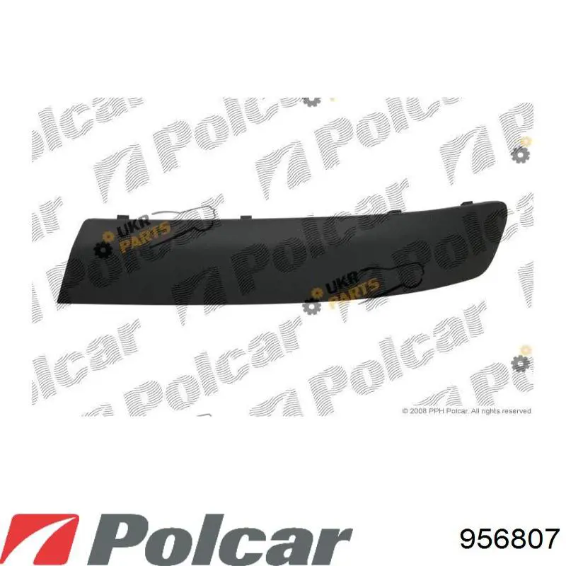 Передний бампер 956807 Polcar