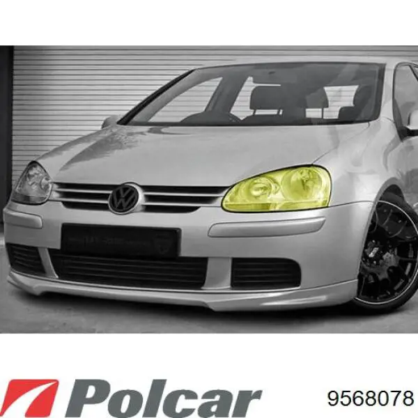 Молдинг бампера переднего правый 9568076 Polcar