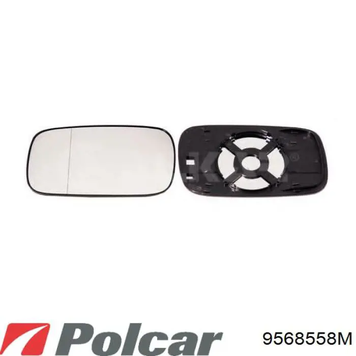 Cristal De Espejo Retrovisor Exterior Derecho 9568558M Polcar