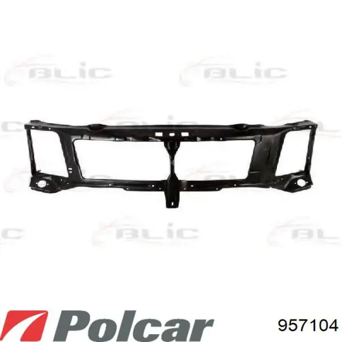 957104 Polcar суппорт радиатора в сборе (монтажная панель крепления фар)