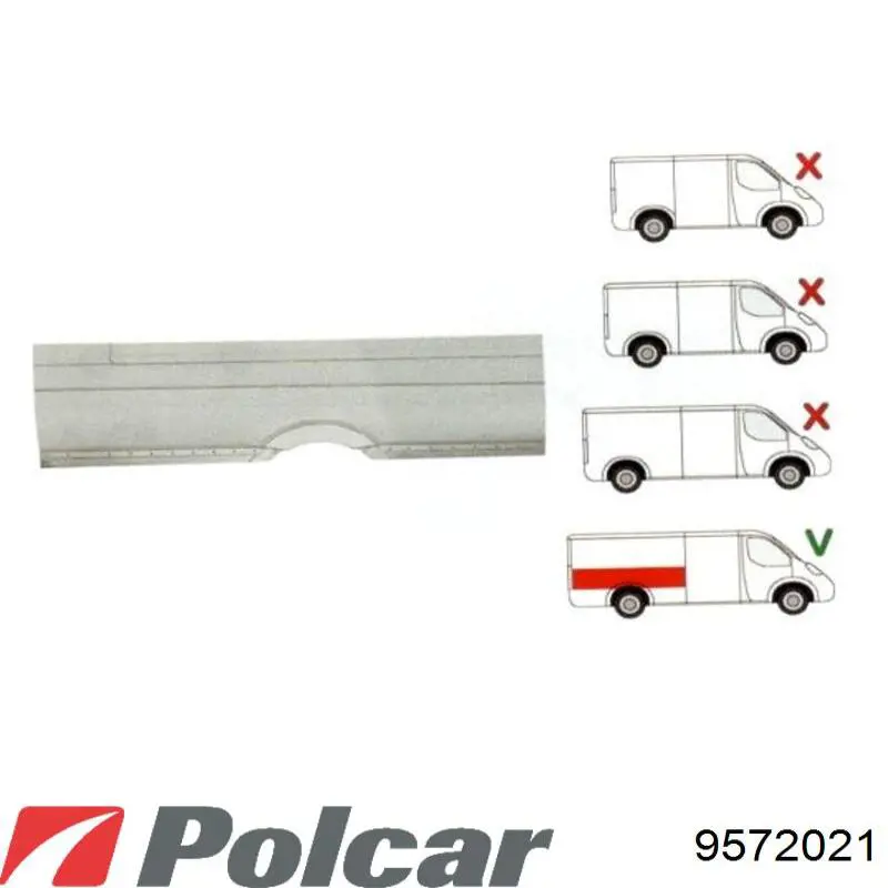Арка крыла переднего правого Autotechteile 1006305 цена, от 35.03 USD