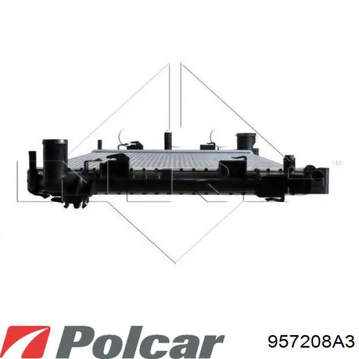 Радиатор охлаждения двигателя Polcar 957208A3 цена, от 57.03 USD