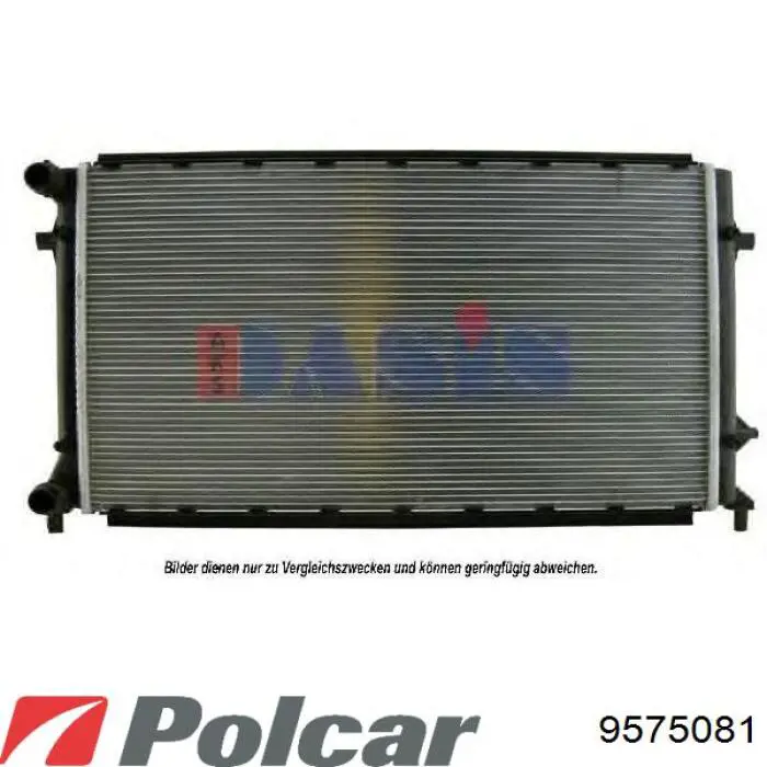 9575081 Polcar Радиатор основной