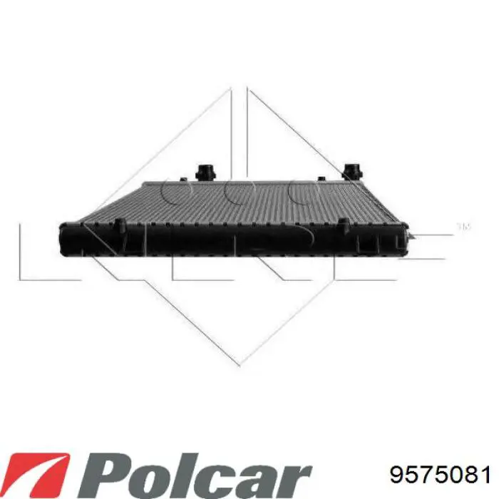 Радиатор охлаждения двигателя Polcar 9575081 цена, от 62.06 USD