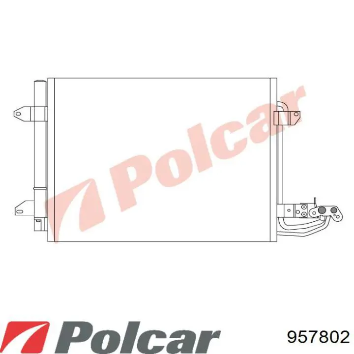 Купить 957802 Polcar Крыло переднее правое