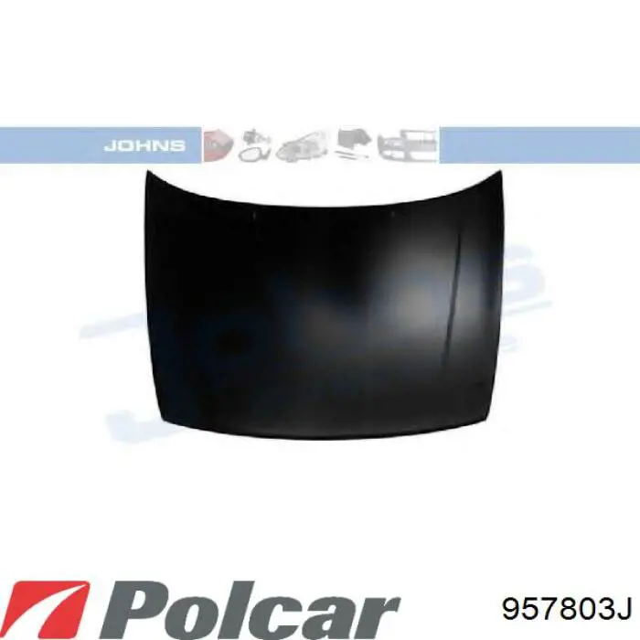 Капот Polcar 957803J цена, от 106.66 USD