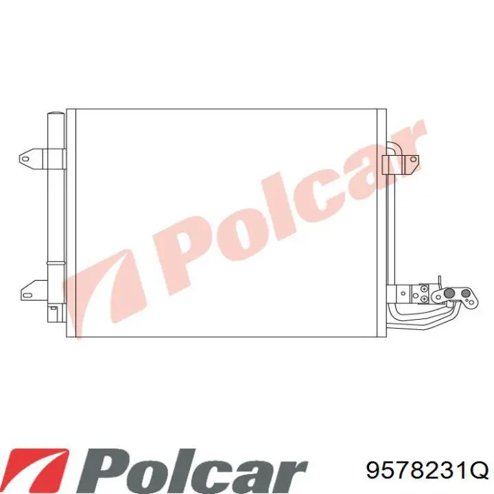 957823-1Q Polcar электровентилятор охлаждения в сборе (мотор+крыльчатка левый)