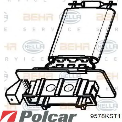 Резистор печки 9578KST1 Polcar