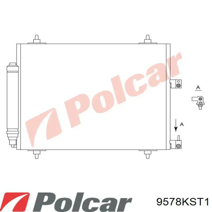 9578KST1 Polcar Реле печки