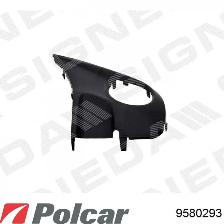 958029-3 Polcar заглушка (решетка противотуманных фар бампера переднего левая)