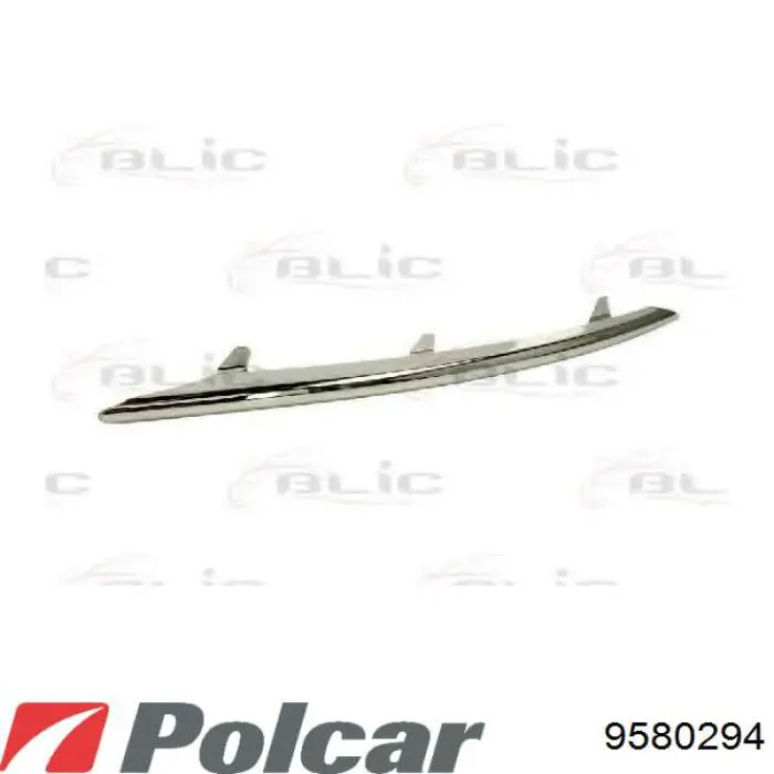 958029-4 Polcar заглушка (решетка противотуманных фар бампера переднего левая)