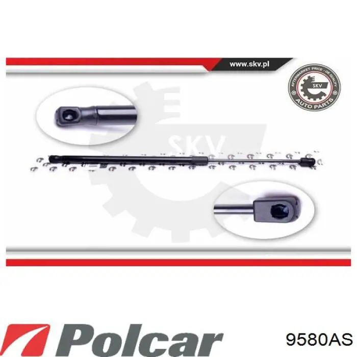 9580AS Polcar Стойка капота