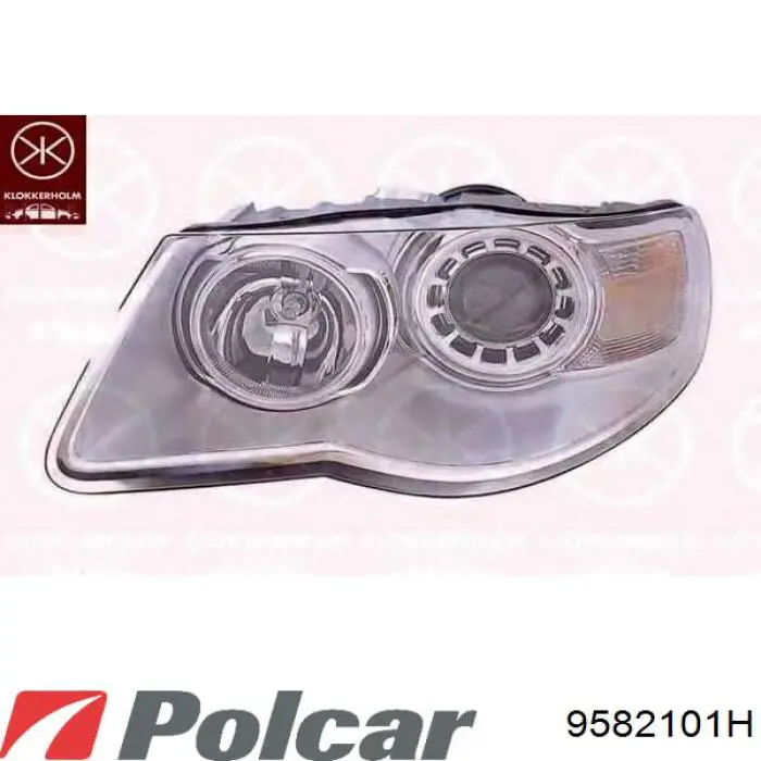 Правая фара 7P1941754 VAG