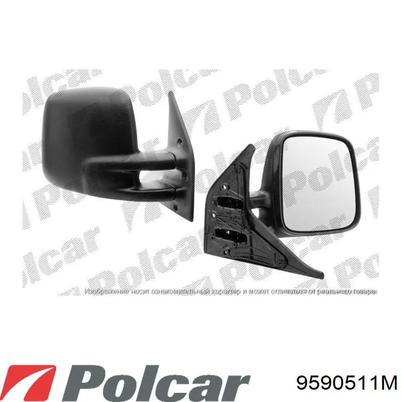 Зеркало левое Polcar 9590511E