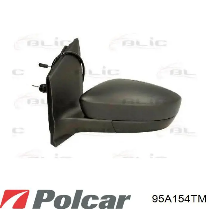 95A154TM Polcar Накладка зеркала заднего вида, левая
