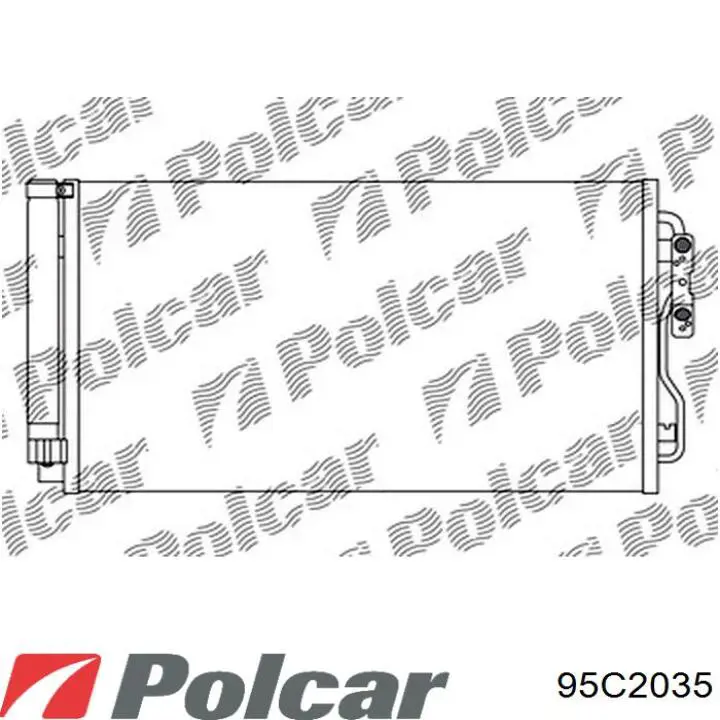 95C2035 Polcar Шарнир капота левый