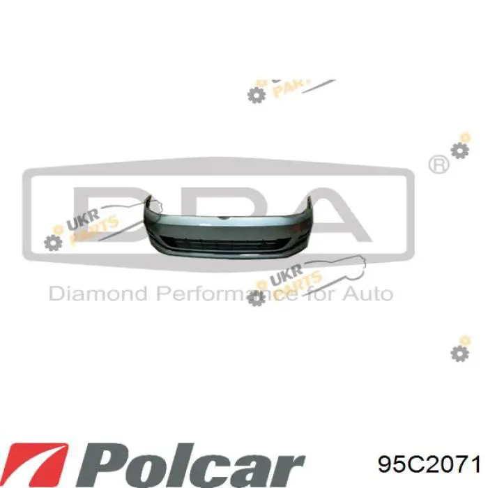 FP7431901 FPS Бампер передний в сборе