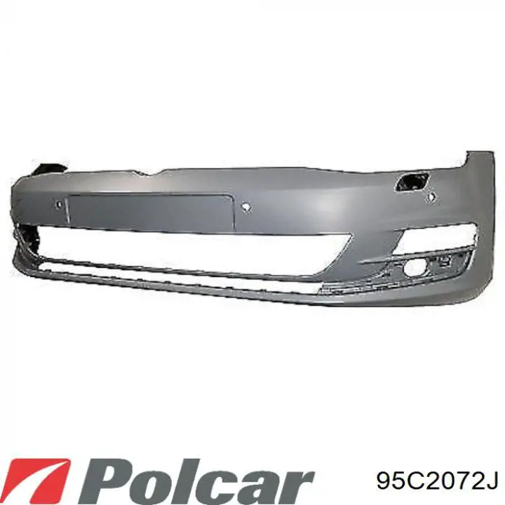 95C2072 Polcar Бампер передний в сборе