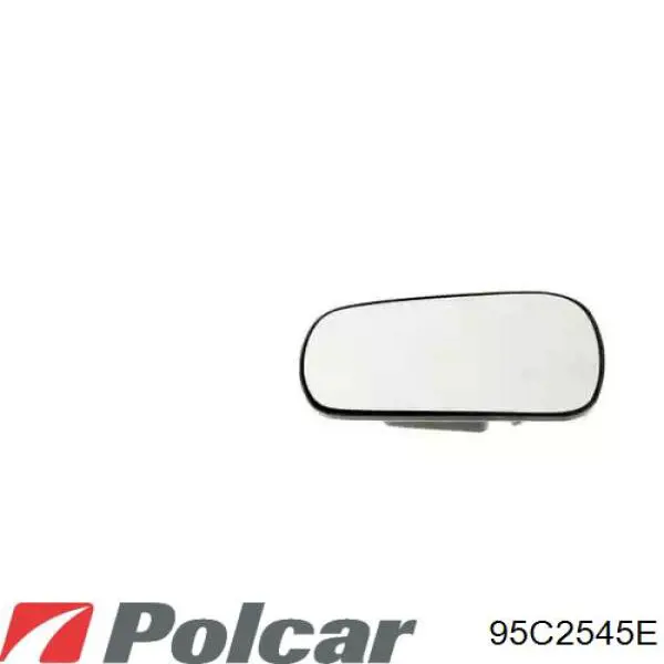 Стекло левого зеркала заднего вида 95C2545M Polcar