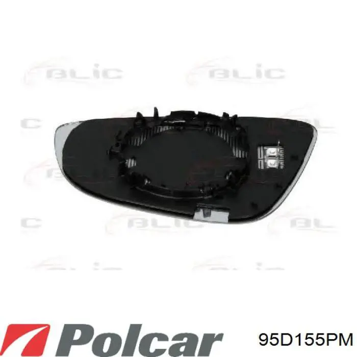 95D155PM Polcar Накладка зеркала заднего вида, правая
