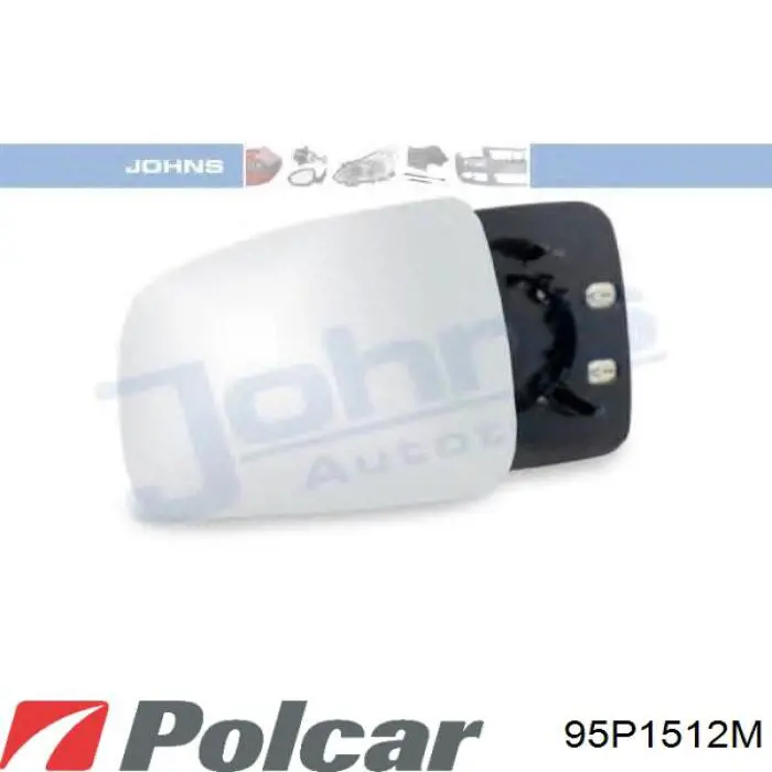 95P1512M Polcar Левое боковое зеркало