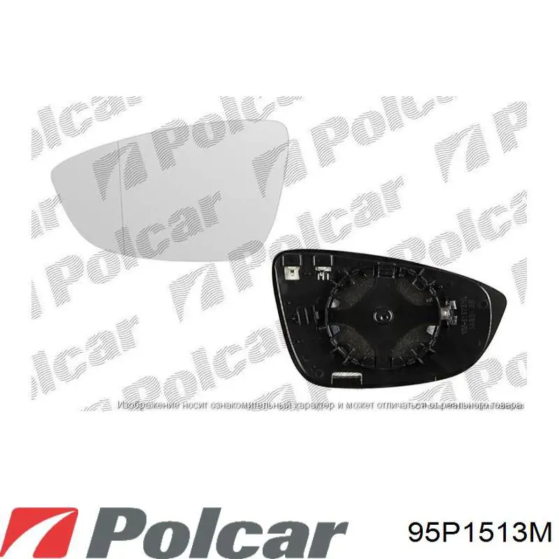Левое боковое зеркало 95P1513M Polcar