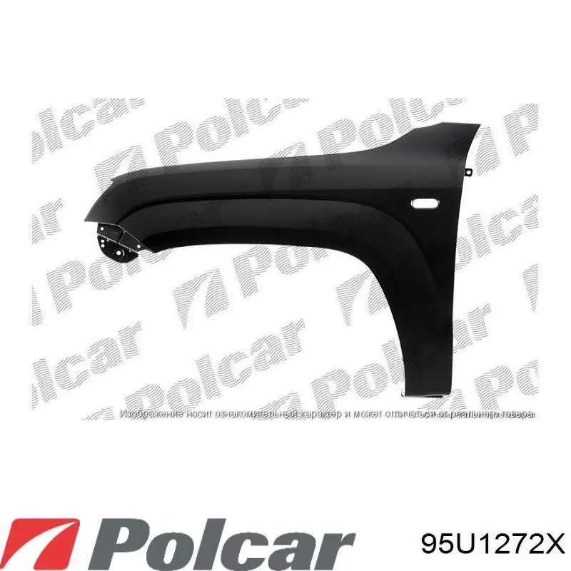 95U1272 Polcar Заглушка ПТФ бампера переднего правая