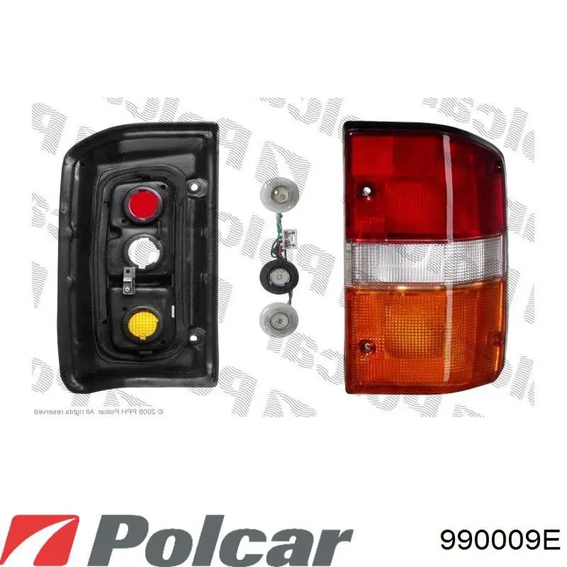990009E Polcar Фара левая, правая