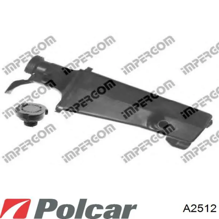 Купить A2512 Polcar Крышка радиатора