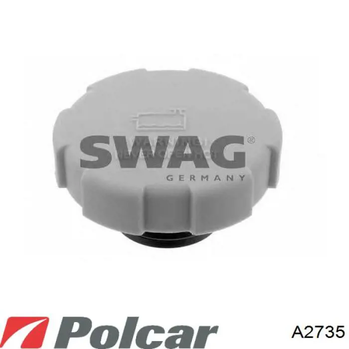 Крышка расширительного бачка Polcar A2735 цена, от 2.78 USD