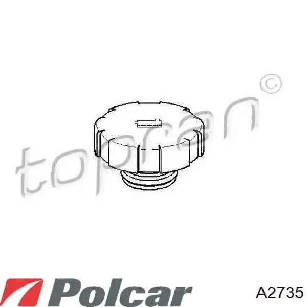 Крышка расширительного бачка A2735 Polcar