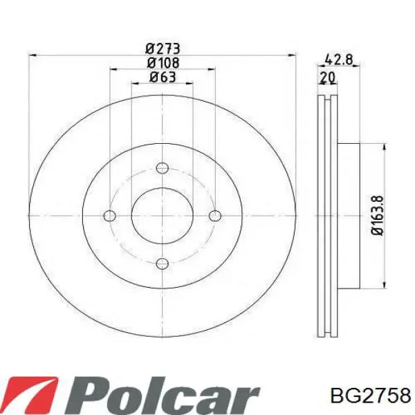 5030657 Ford Дисковый тормоз
