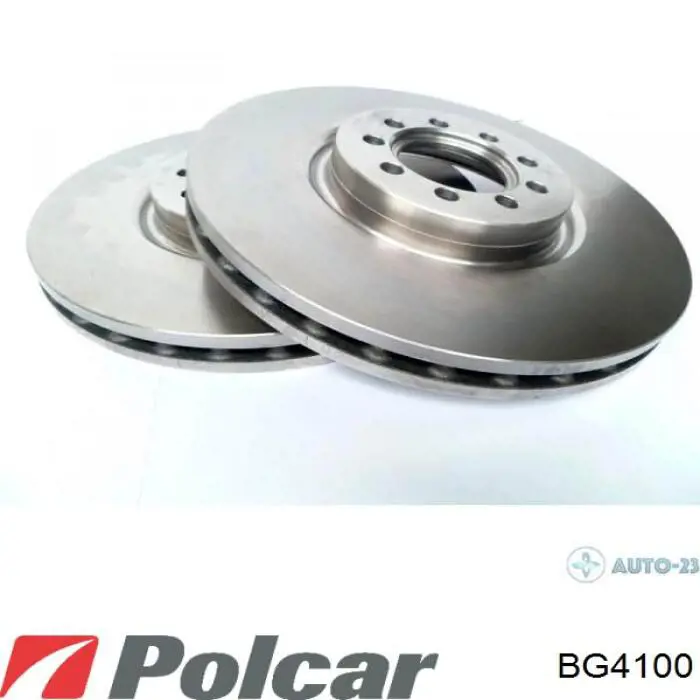 BG4100 Polcar диск тормозной передний